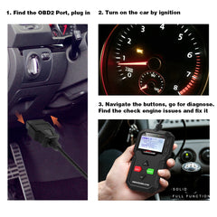 Obd2 Scanner KW590 OBD2 OBD Diagnostic Scanner Car Code Reader - The Shopsite