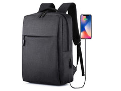 Anti - theft Laptop Backpack Black 28cm - The Shopsite