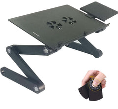 Adjustable Laptop and Tablet Stand with Mouse Pad - The Shopsite