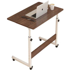 Height Adjustable Laptop Desk Stand Brown - The Shopsite