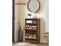 VASAGLE Shoe Cabinet Shoe Storage Organizer