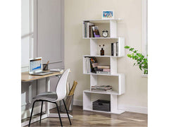 Wooden Elegant Bookshelf 5-Tier