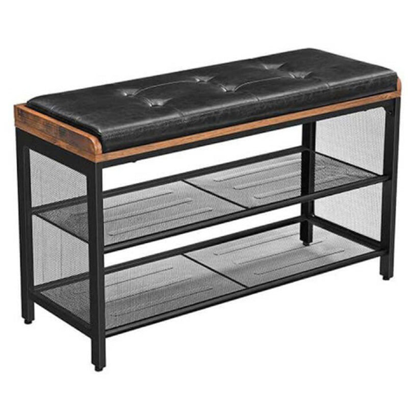 Cushioned Top Industrial Shoe Rack Bench