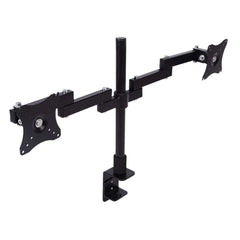 Dual Monitor Stand Bracket Mount 14"-24" Screens 360-degree Rotation - The Shopsite