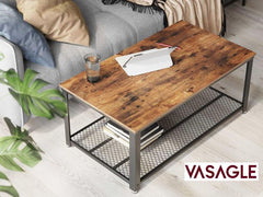Antique Living Room Coffee Table by VASAGLE