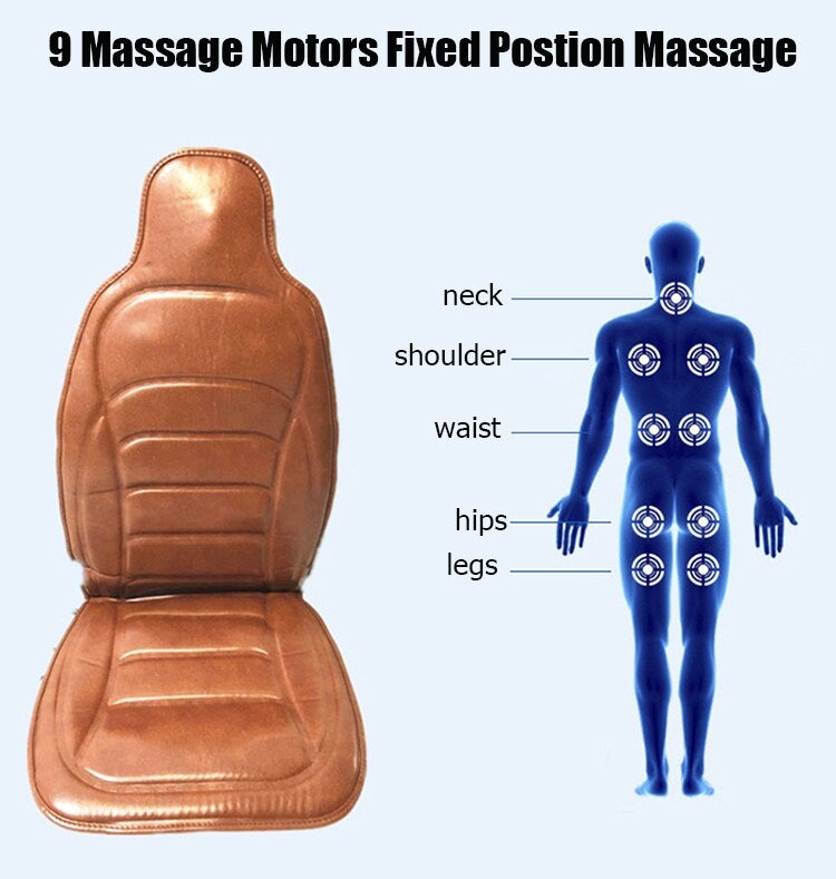 Massaging Back Massager Chair Car Seat Massage Cushion - The Shopsite