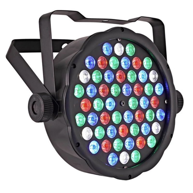 Professional 54 LEDs PAR Light DMX-512 RGB LED Strobe Stage PAR Light