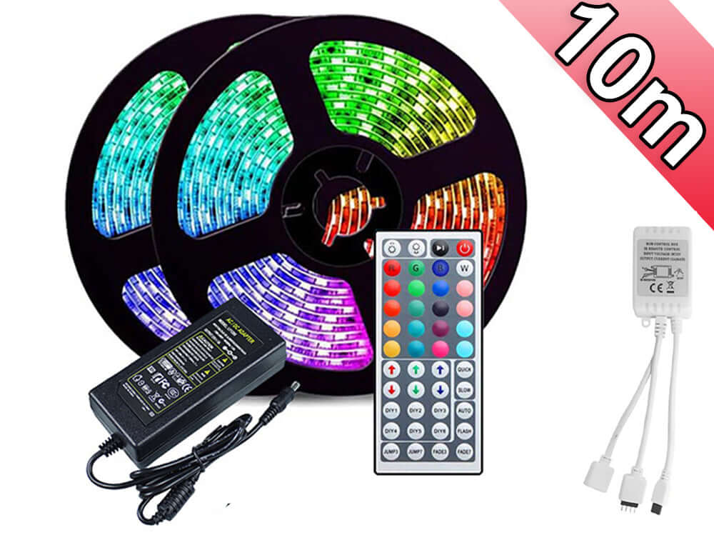 10M/16.4ft 300 LED Light Strip with 44 Key Remote - The Shopsite