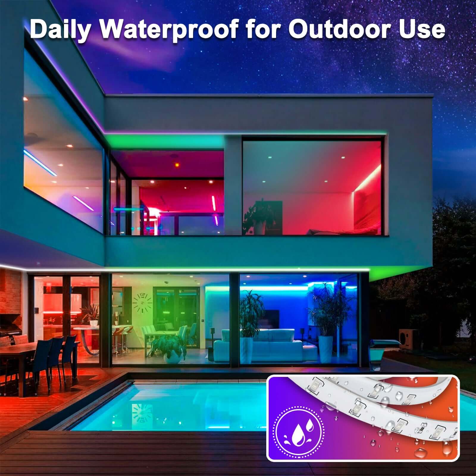 12V Green 5 Metre Waterproof LED Lighting Strip – Camper Interiors