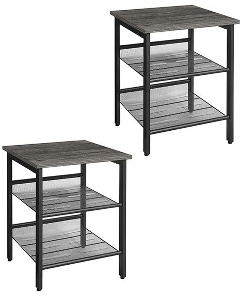 Vasagle Side Table Set - with Adjustable Shelves