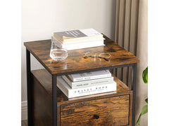 VASAGLE Bedside Table, Nightstand