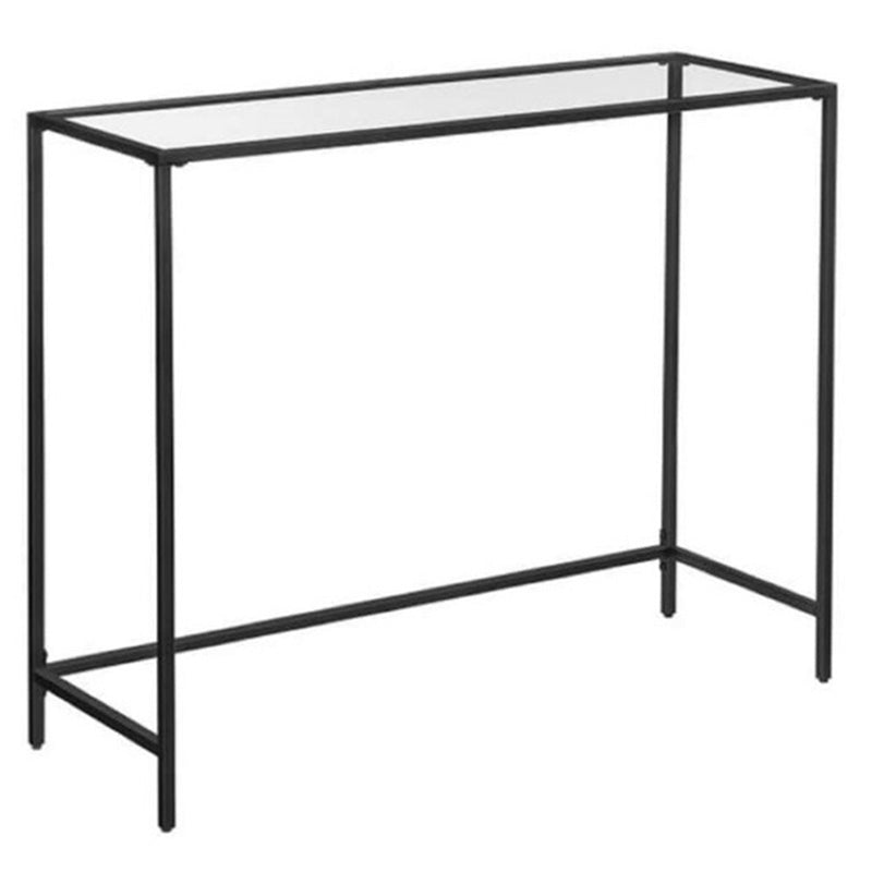 Tempered Glass Sofa Table by VASAGLE - Console Table