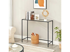 Tempered Glass Sofa Table by VASAGLE - Console Table