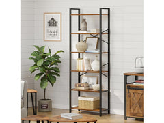 VASAGLE Bookcase Plant Stand with Storage Shelf