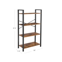 VASAGLE Bookcase Shelf for Storage