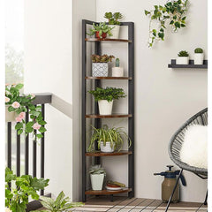 Corner Bookshelf: VASAGLE 5-Tier Storage