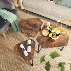 Vasagle Coffee Table Nesting Table Set - 3pc
