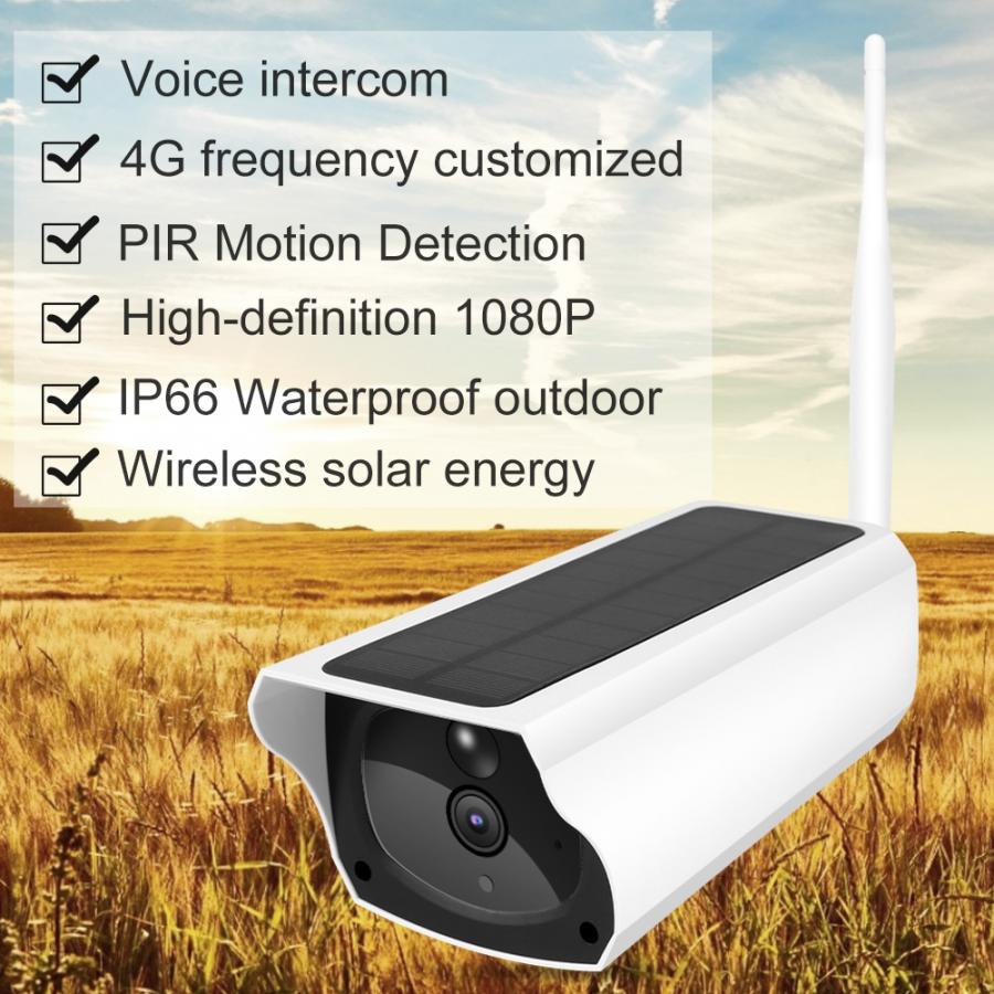 Solar Outdoor Security Camera Wireless with 2 Batteries - The Shopsite
