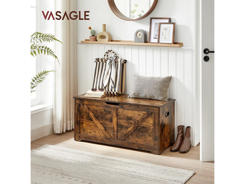 Vasagle Farmhouse Style Storage Bench