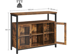 VASAGLE Side Table Buffet Cabinet Sideboard