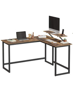 Workstation Desk: VASAGLE L-shaped Computer Desk