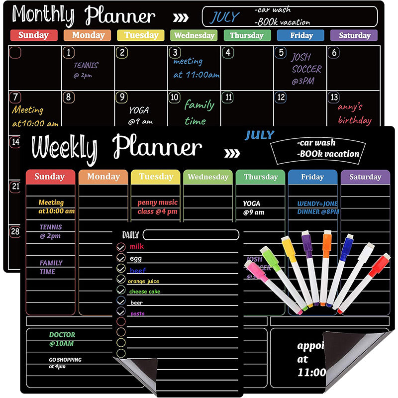 Magnetic Fridge Calendar Planner