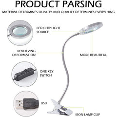 Magnifying Lamp Desk Table Magnifier Light - The Shopsite