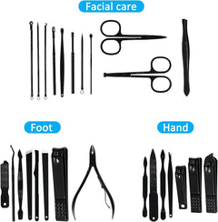 Manicure Set Personal Care Nail Clipper Kit, Manicure 26 IN 1 Set