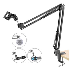 Microphone Boom Arm Microphone Stand- Desk Adjustable