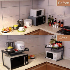 Microwave Oven Rack Stand Storage Cabinet Organizer - The Shopsite