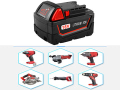 Milwaukee M18 Battery Replacement 4000mAh 18V - The Shopsite