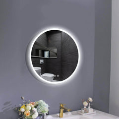 Bathroom LED Mirror Round Frameless 60cm - The Shopsite