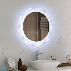 Round Wall Led Mirror 70cm - The Shopsite