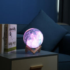 Moon Lamp Night Lamp 16 Colors 3D Print Star Moon Lamp - The Shopsite