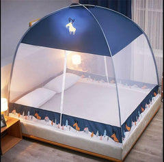 1.5M No Mosquito Net Assembly Required Blue - The Shopsite