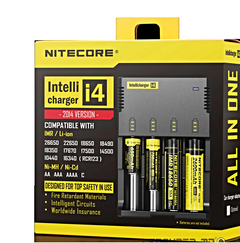 NITECORE NEW I4 Charger OLED Screen NITECORE battery Charger - The Shopsite