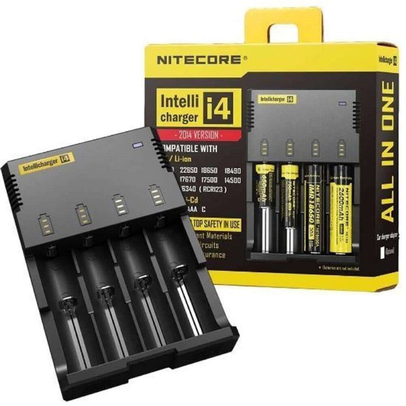 NITECORE NEW I4 Charger OLED Screen NITECORE battery Charger - The Shopsite