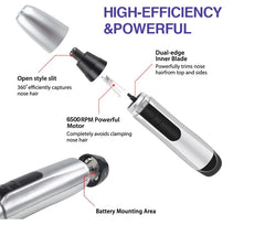 Waterproof Electric Nose and Ear Hair Trimmer - The Shopsite
