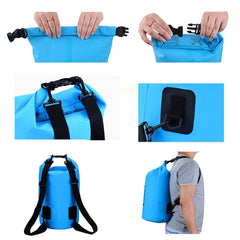 Waterproof Dry Bag 15L Durable Lightweight Floating Waterproof Dry Bags Waterproof Back Pack Dry Bags For Kayaking - The Shopsite
