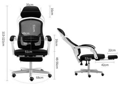 Office Chair Computer Chair with foot rest - The Shopsite