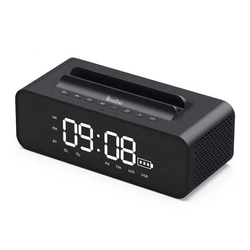 Oneder V06 Stereo Bluetooth Speaker / Alarm Clock - The Shopsite