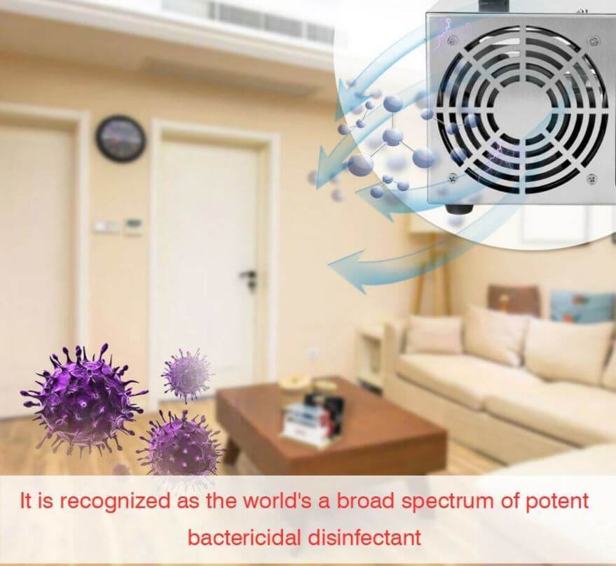 5G Ozone Generator Machine Air Filter Purifier Fan - The Shopsite