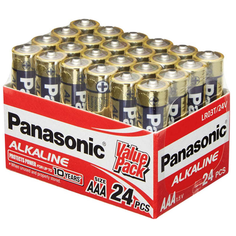 Panasonic AAA Alkaline Battery 24 Pack