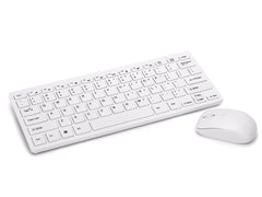 Wireless Keyboard Mouse 2.4GHz Slim White - The Shopsite