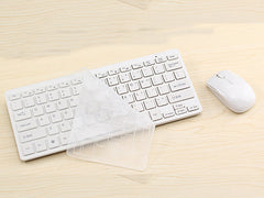 Wireless Keyboard Mouse 2.4GHz Slim White - The Shopsite