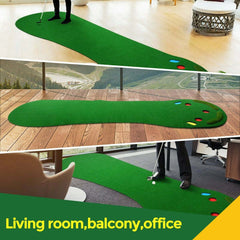 300cm Golf Putting Green Indoor Training Practice Mat - The Shopsite