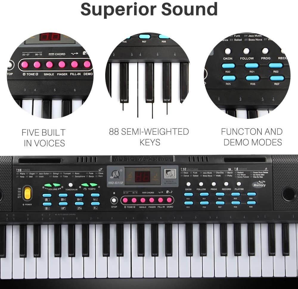 Electric Keyboard Piano 61 Keys - The Shopsite