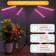 LED Grow Light with Timer For Plants - The Shopsite