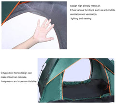 Pop Up Camping Ten 2 Person Waterproof Fabric - The Shopsite