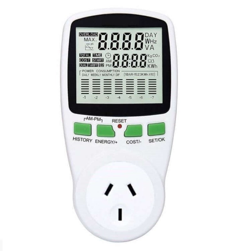 Mains Power Meter Monitor - The Shopsite
